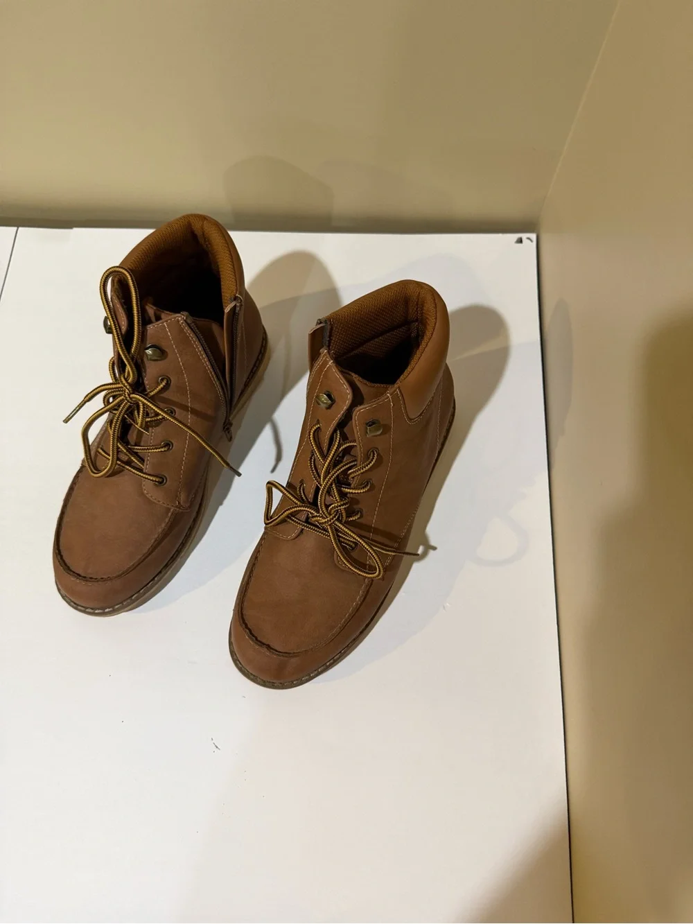 Kohl's Boy’s Chukka Lace-Up Boots - Tan/Brown